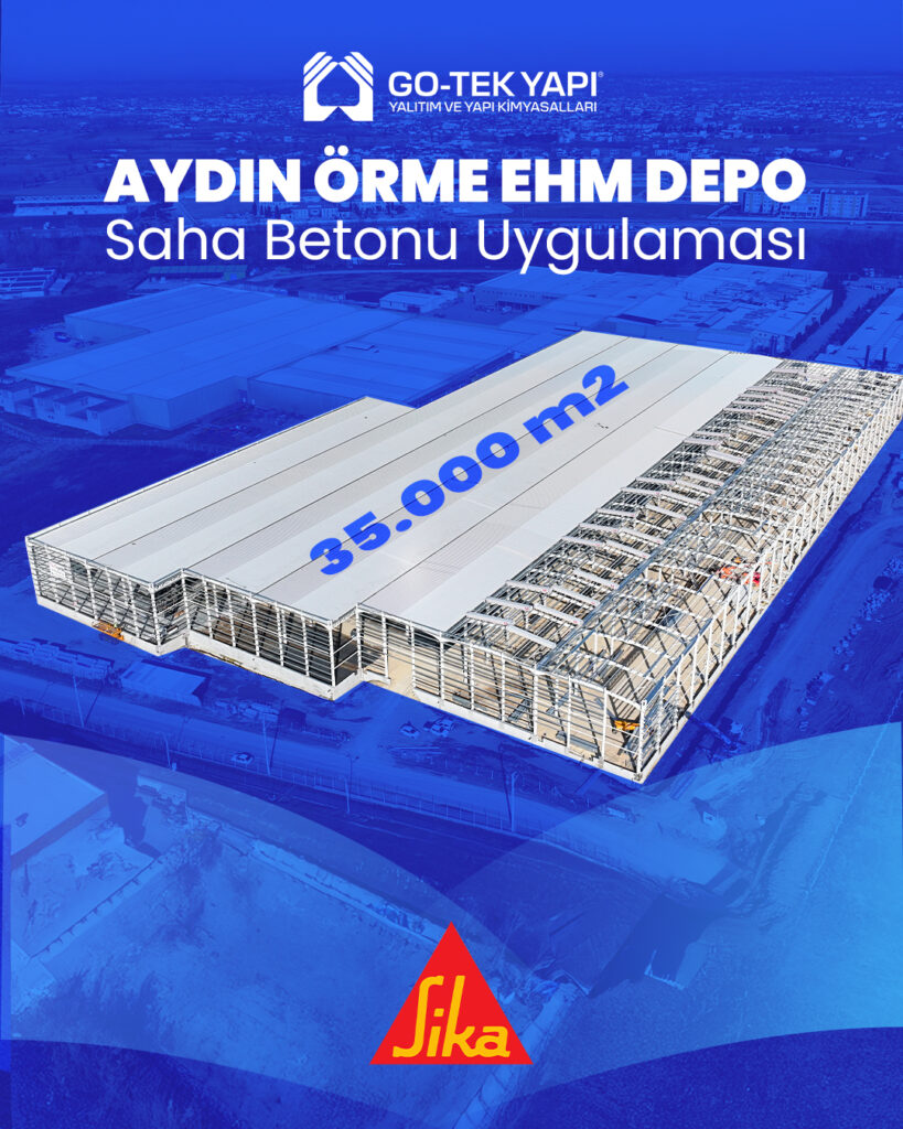 saha betonu uygulaması