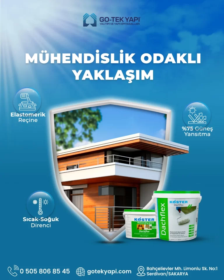Su Yalıtımında Tercih Edilmesi Gereken Malzemeler
